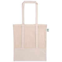 SHOPPER CON RETE IN COTONE ORGANICO